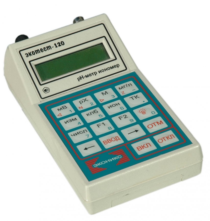 "Экотест-120-рH/АТС" - высокоточный анализатор с комбинированным электродом "Эком-pH-ком"
